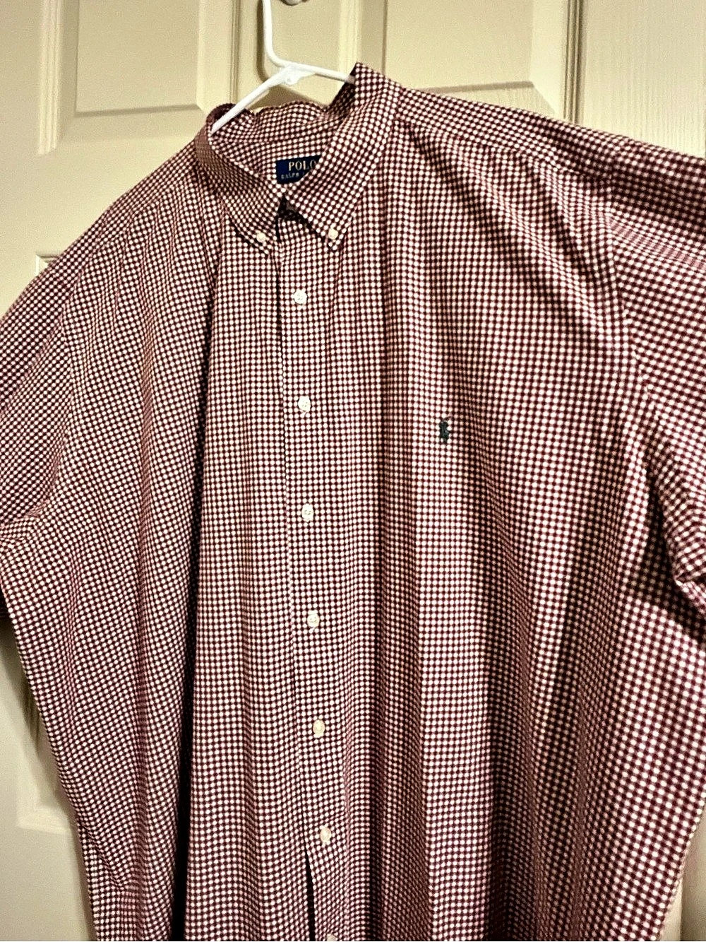 Polo Ralph Lauren Big & Tall Gingham Oxford Shirt Gingham Button Down Shirt in